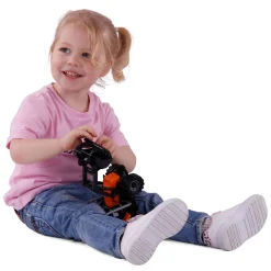 Cavallino Tractor met Lader Geel, Schaal 1:32