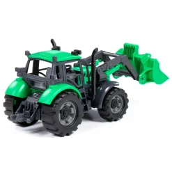 Cavallino Tractor met Shovel Groen, Schaal 1:32