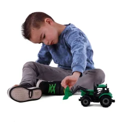 Cavallino Tractor met Shovel Groen, Schaal 1:32