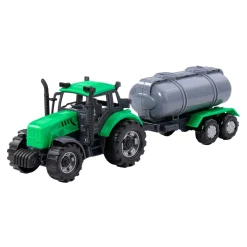 Cavallino Tractor met Tankwagen Groen, Schaal 1:32