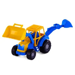 Cavallino Tractor met Voorlader Blauw