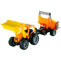 Cavallino Tractor met Voorlader en Aanhanger