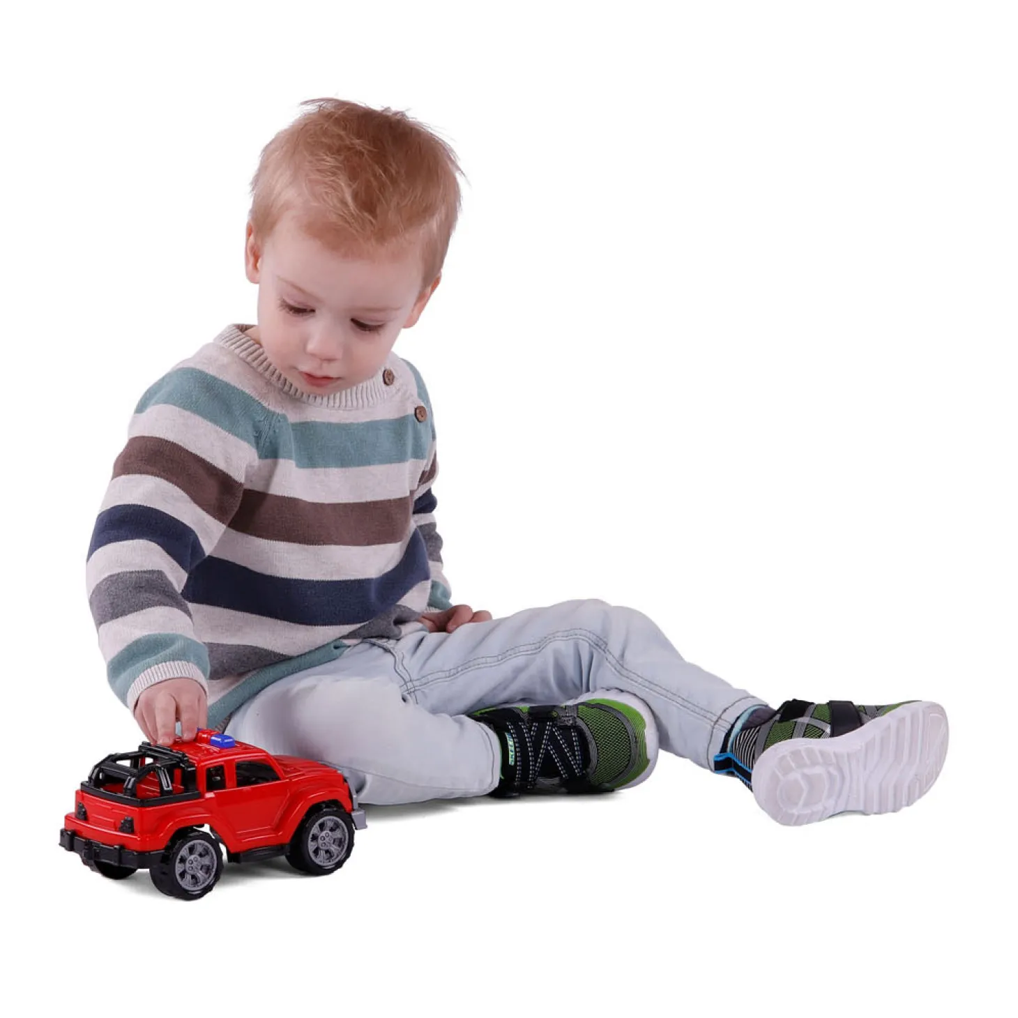 Cavallino Trendy Jeep Rood, 22cm