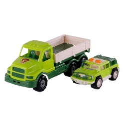 Cavallino XL Torpedo Vrachtwagen met Survival Jeep Groen, 44,5cm