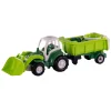 Cavallino XL Tractor Groen met Kiep- Aanhangwagen en Emmerset, 9dlg.