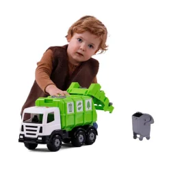 Cavallino XL Vuilniswagen Groen, 42cm