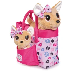 Chi Chi Love Happy Family Knuffelhond in Tas