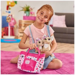 Chi Chi Love Happy Family Knuffelhond in Tas