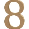 Cijfer 8 MDF 13cm, 1st.