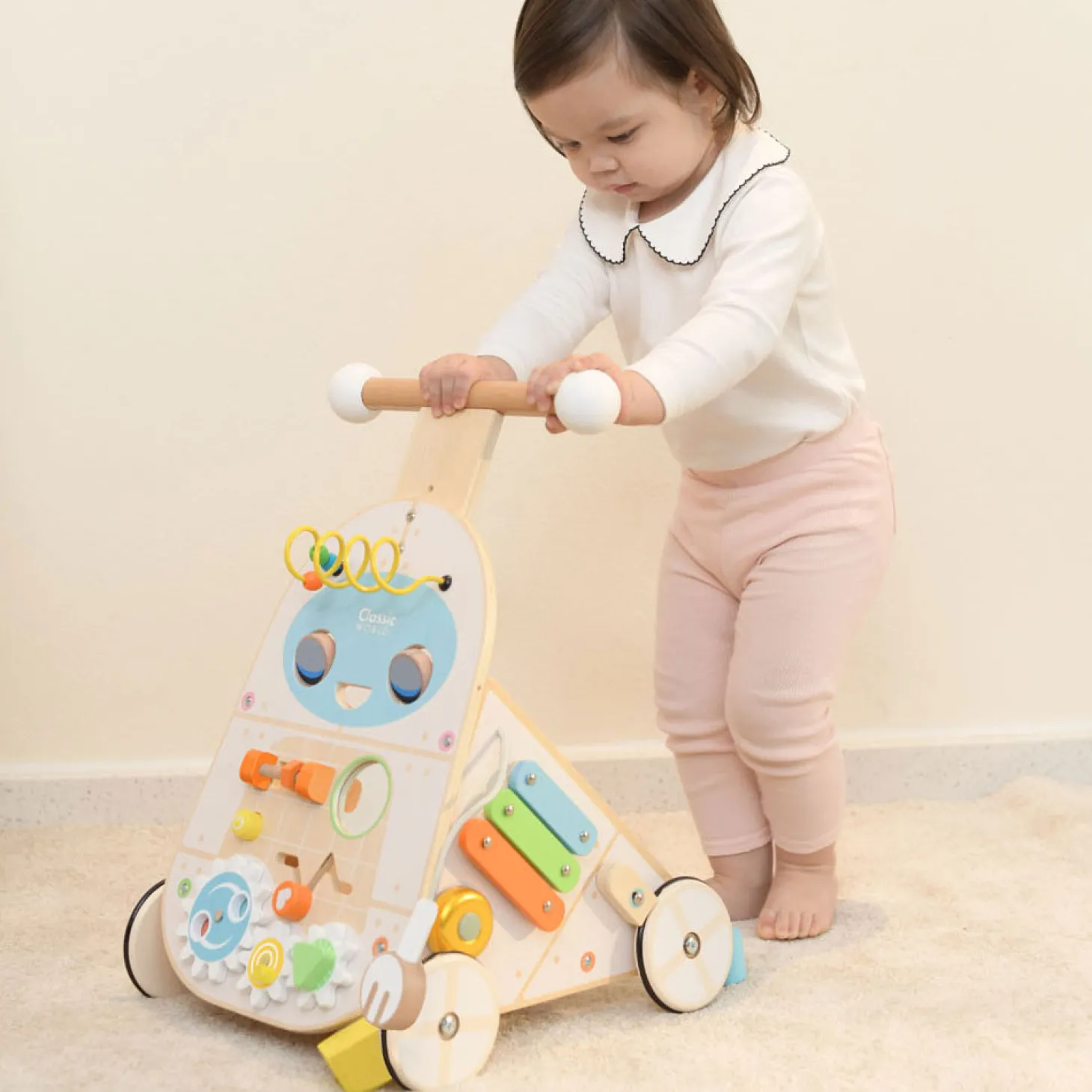 Classic World Baby Walker Hout