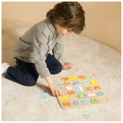 Classic World Houten Alfabet Puzzel, 27st.