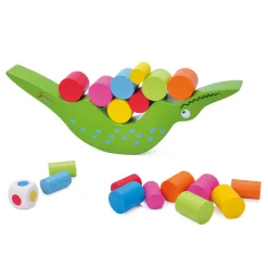 Classic World Houten Balansspel Krokodil, 20dlg.