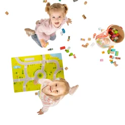 Classic World Houten Blokken Stad, 120dlg.