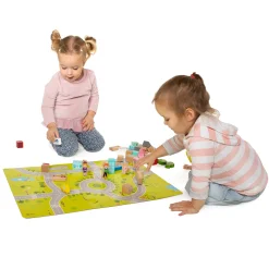 Classic World Houten Blokken Stad, 120dlg.