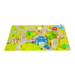 Classic World Houten Blokken Stad, 120dlg.