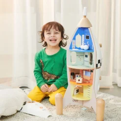 Classic World Houten Bouw Raket, 51dlg.