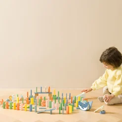 Classic World Houten Domino Oceaan, 100dlg.