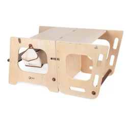 Classic World Houten 2in1 Leertoren en Tafel Verstelbaar, 90cm