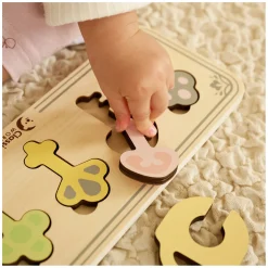 Classic World Houten Kasteelsleutels en Sloten Matchen Spel, 13dlg.