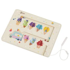 Classic World Houten Kleuren Match Spel Ijsjes Magnetisch