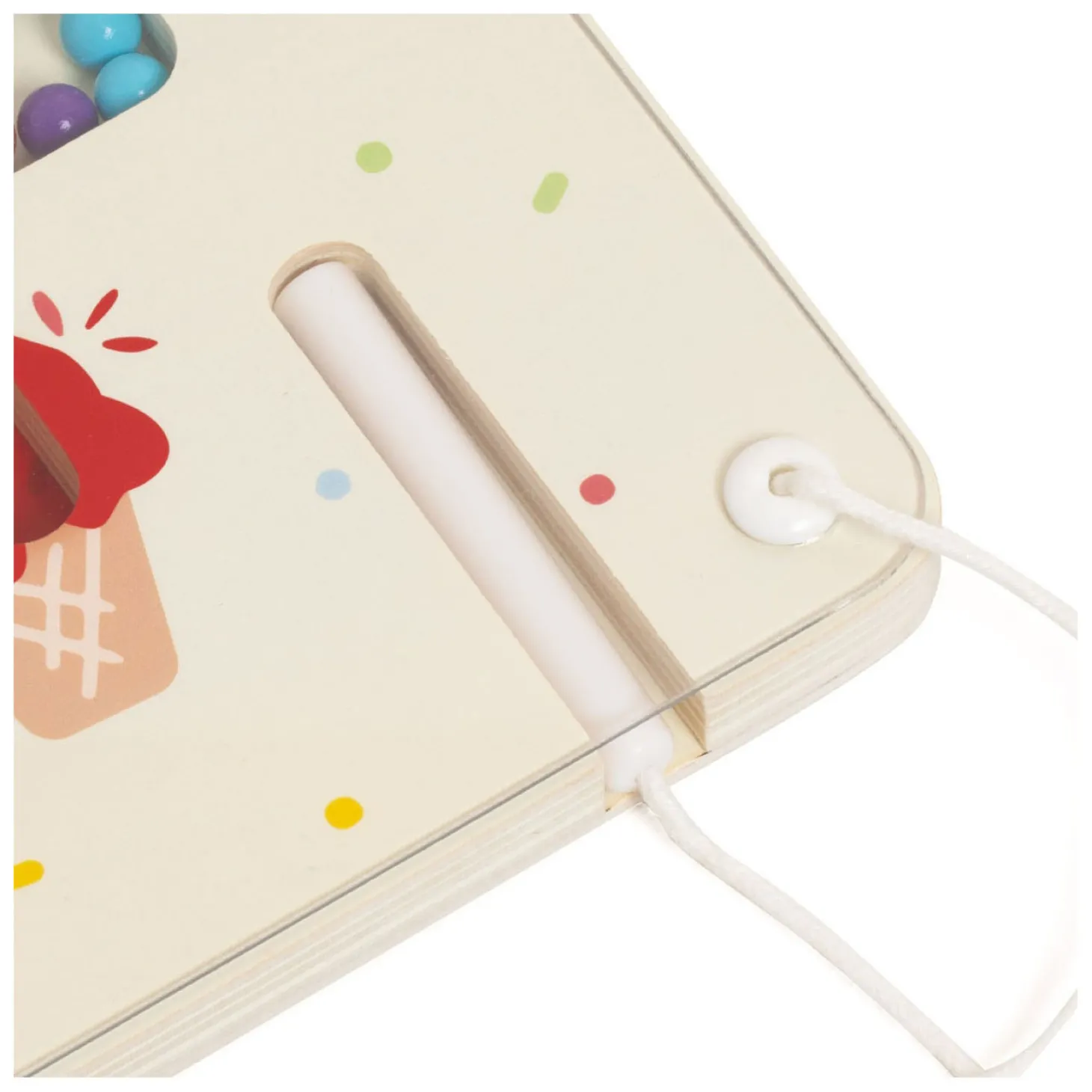 Classic World Houten Kleuren Match Spel Ijsjes Magnetisch