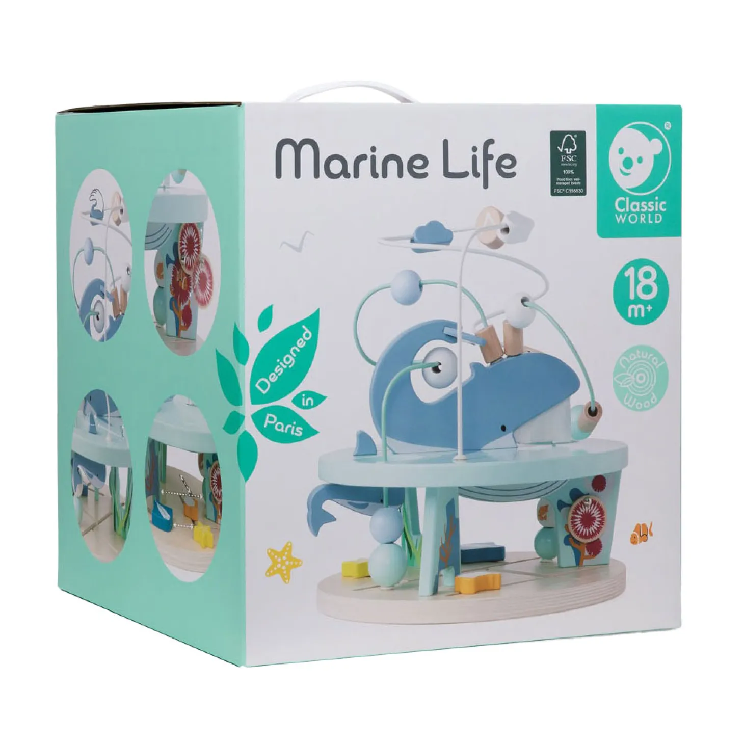 Classic World Houten Motoriekspiraal Onderwaterwereld