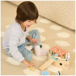 Classic World Houten Noah's Ark Boot Bouwset met Dieren, 16dlg.