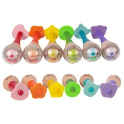 Classic World Houten Regenboog Maracas
