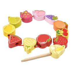 Classic World Houten Rijgkralen Fruit, 13dlg.