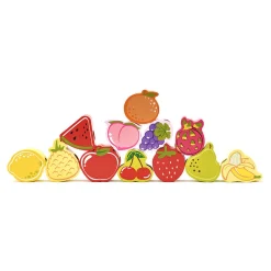 Classic World Houten Rijgkralen Fruit, 13dlg.