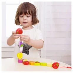 Classic World Houten Rijgkralen Fruit, 13dlg.