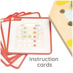 Classic World Houten Schroefbord Coordinatie Spel, 27dlg.