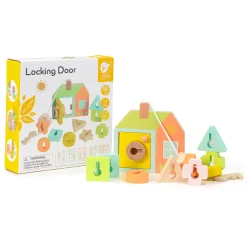 Classic World Houten Slot Openen Vormenspel, 11dlg.