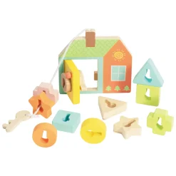 Classic World Houten Slot Openen Vormenspel, 11dlg.