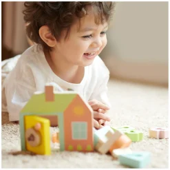 Classic World Houten Slot Openen Vormenspel, 11dlg.