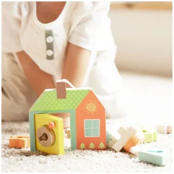 Classic World Houten Slot Openen Vormenspel, 11dlg.