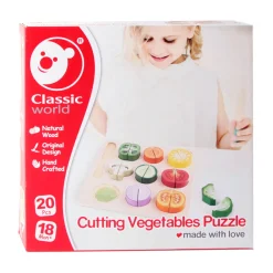 Classic World Houten Snijgroente, 20dlg.