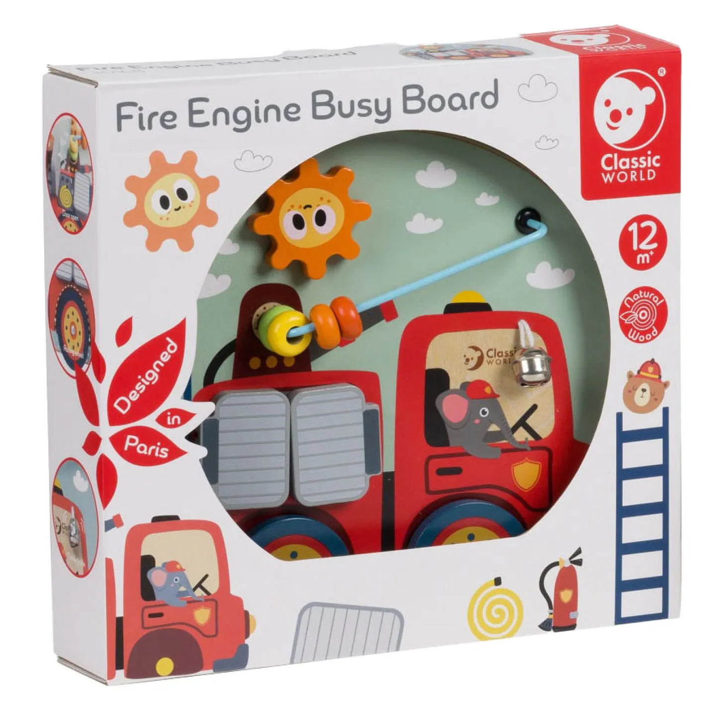 Classic World Houten Speelbord Brandweer