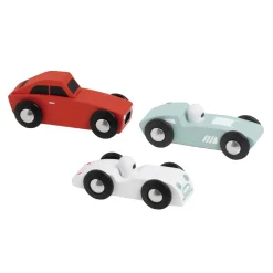 Classic World Houten Sportauto's Set, 3st.