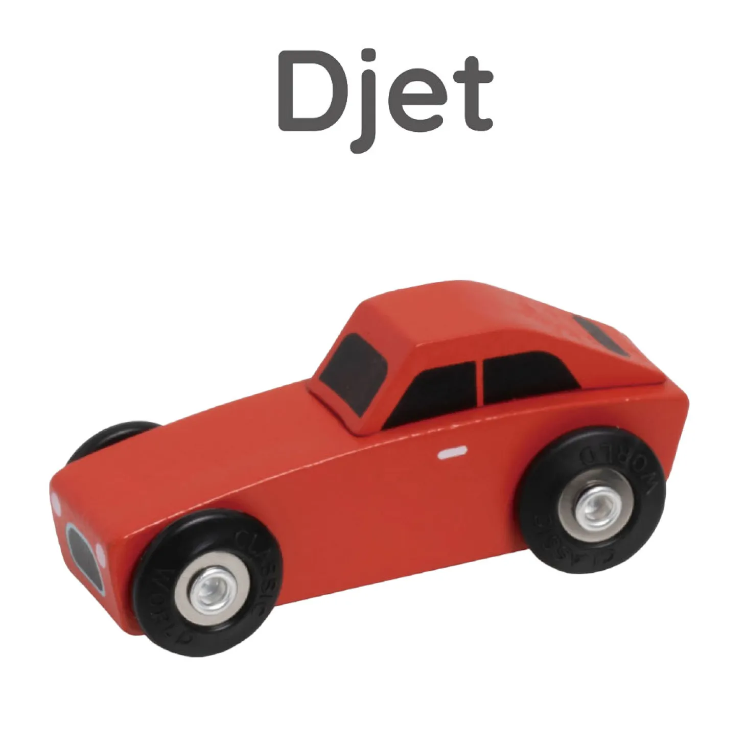 Classic World Houten Sportauto's Set, 3st.