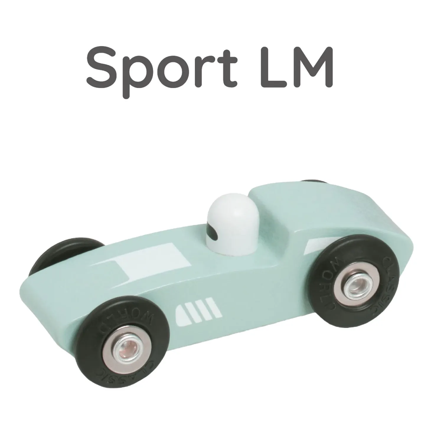 Classic World Houten Sportauto's Set, 3st.