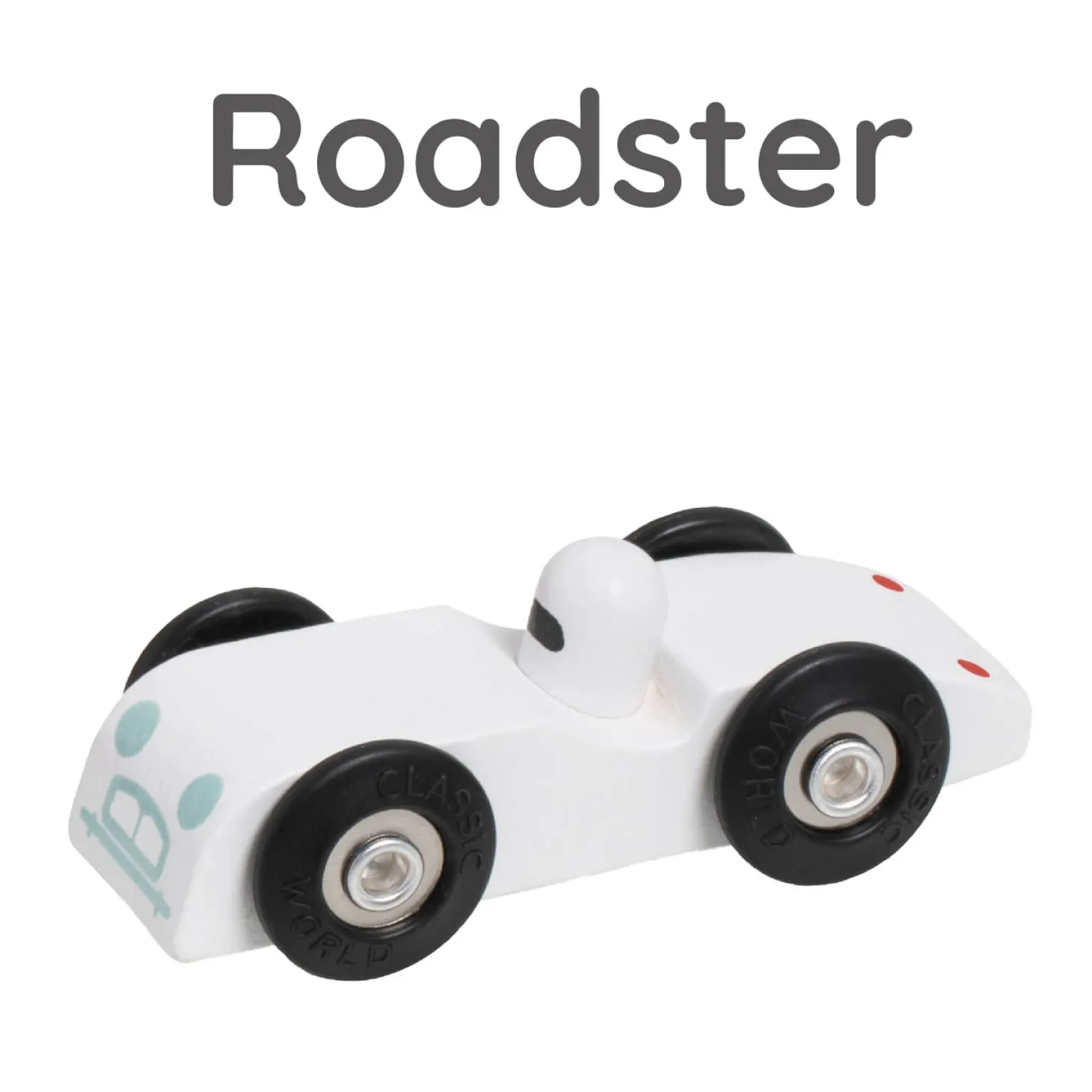 Classic World Houten Sportauto's Set, 3st.