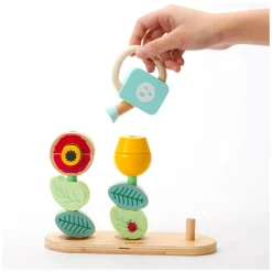 Classic World Houten Stapel Puzzel Bloementuin, 11dlg.