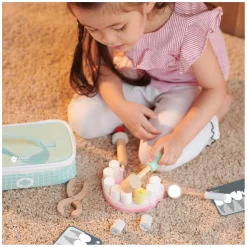 Classic World Houten Tandarts Set in Opbergtas - 10 dlg.