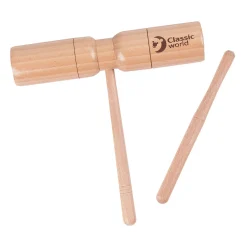 Classic World Houten Toonblok met handvat en Stok