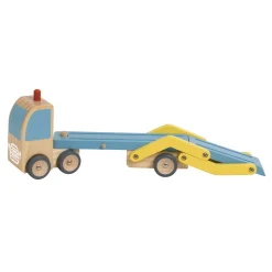 Classic World Houten Transporter met 3 Auto's