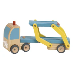 Classic World Houten Transporter met 3 Auto's