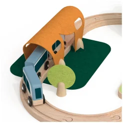 Classic World Houten Treinbaan Speelset, 40dlg.