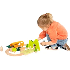 Classic World Houten Treinbaan Speelset, 40dlg.