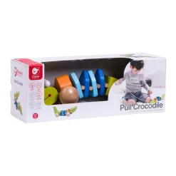 Classic World Houten Trekdier Krokodil